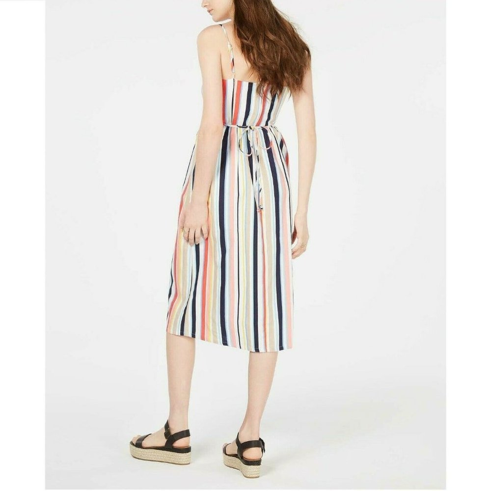 Emerald Sundae XS Blue Red Striped Dress NWT AT71 - Picture 4 of 6